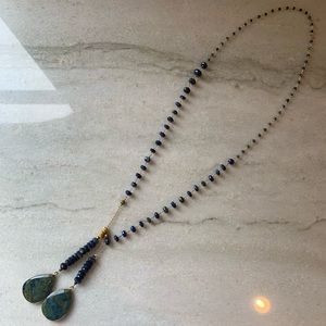 New Catherine page beaded necklace with pendant